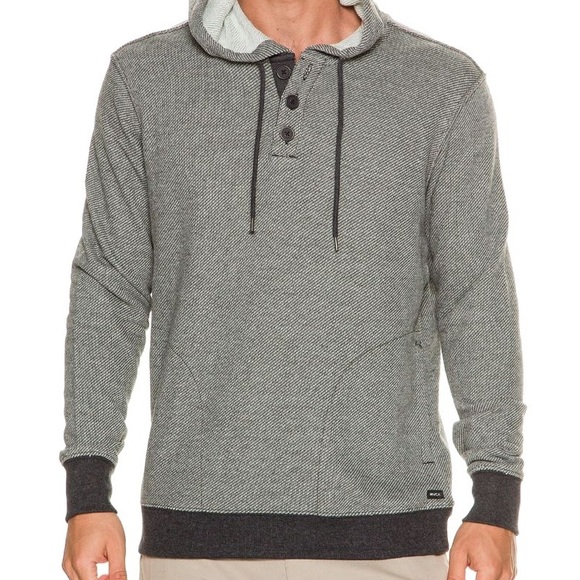 RVCA Other - RVCA | Capo 3 Henley Hooded Sweatshirt